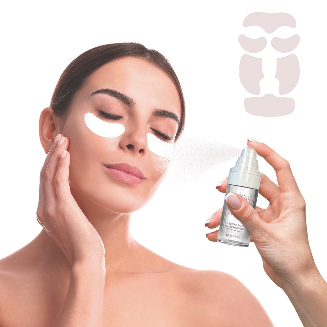 Patches Solúveis com Colagénio e Ácido Hialurónico para o Rosto