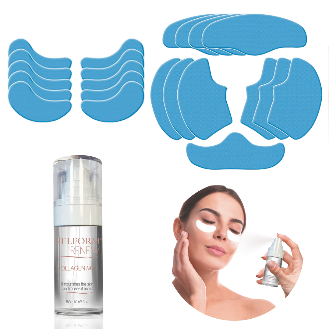 Patches Solúveis com Colagénio e Ácido Hialurónico para o Rosto