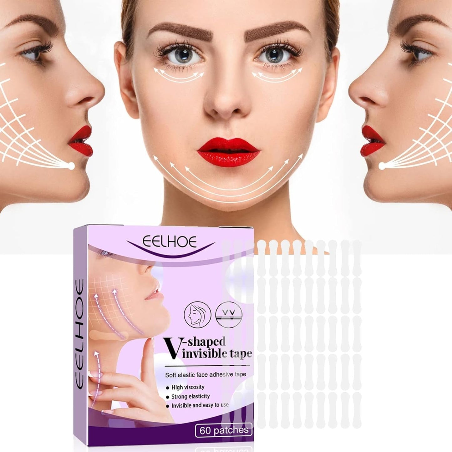 Adesivo para Lifting Facial (120 unidades)