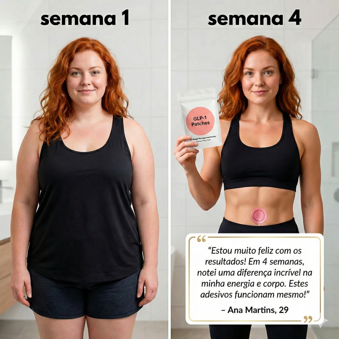 Adesivos GLP-1 – Apoio diário para o controlo do apetite e do metabolismo