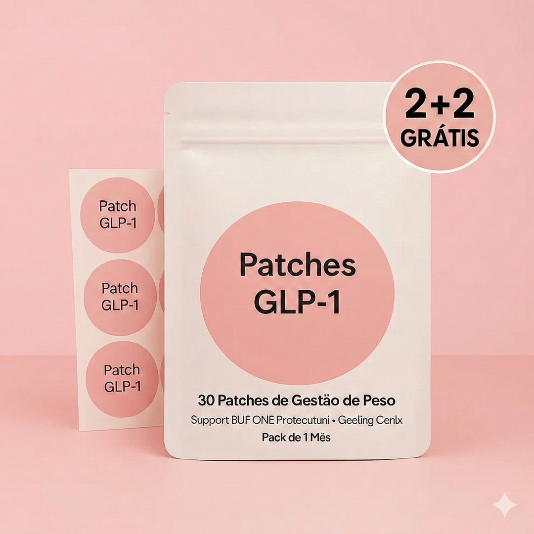Adesivos GLP-1 – Apoio diário para o controlo do apetite e do metabolismo